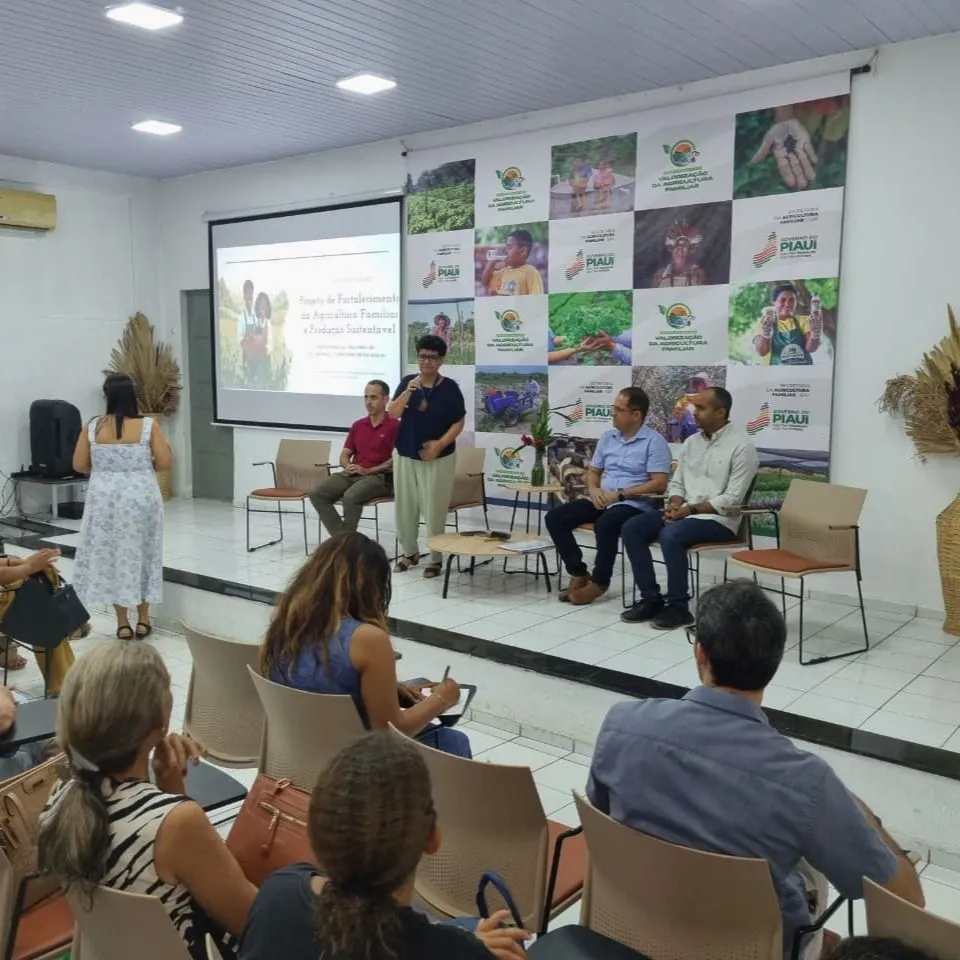 Apresentação do projeto aos agricultores