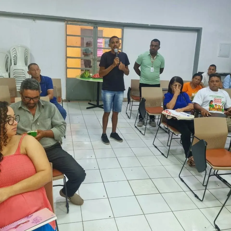 Participação dos agricultores no debate