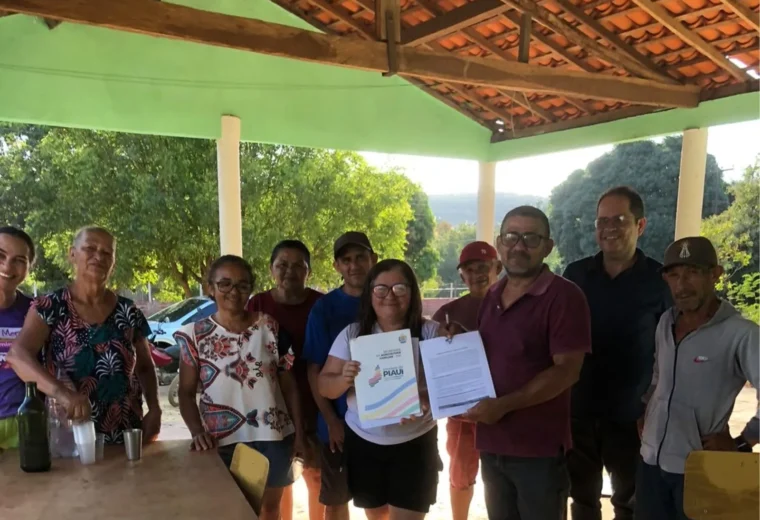 Assinatura do Termo de Cooperação no Povoado Bom Sossego