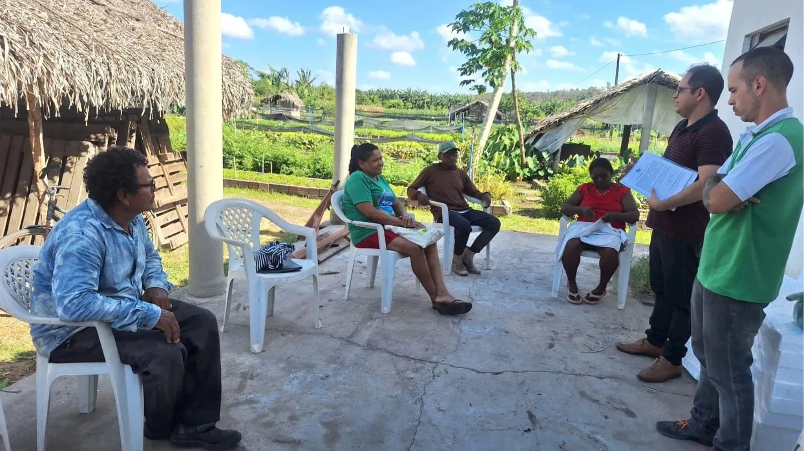 Encontro com agricultores do Povoado Soim